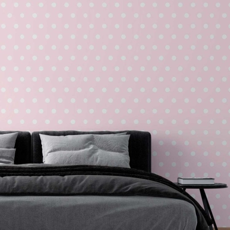 Papel de Parede Adesivo Poás sobre rosa N08182