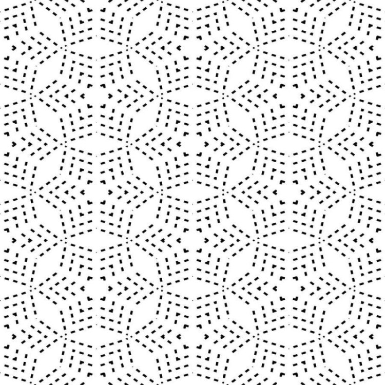 Papel de Parede Adesivo Pontilhismo Floral N06051