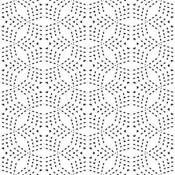 Papel de Parede Adesivo Pontilhismo Floral N06051