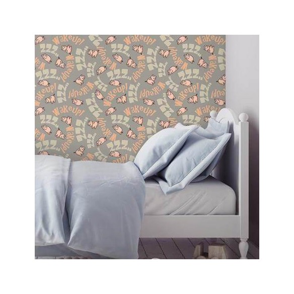 Papel de Parede Adesivo Porquinho 304