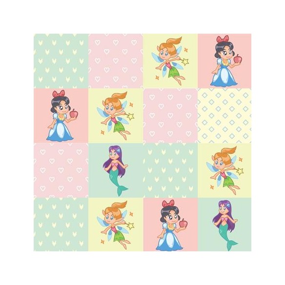 Papel de Parede Adesivo Princesa 19160