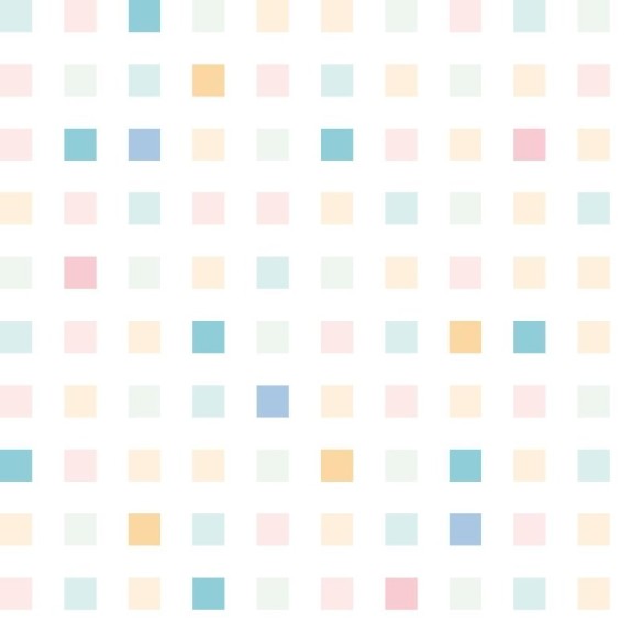 Papel de Parede Adesivo Quadrados Coloridos N06257