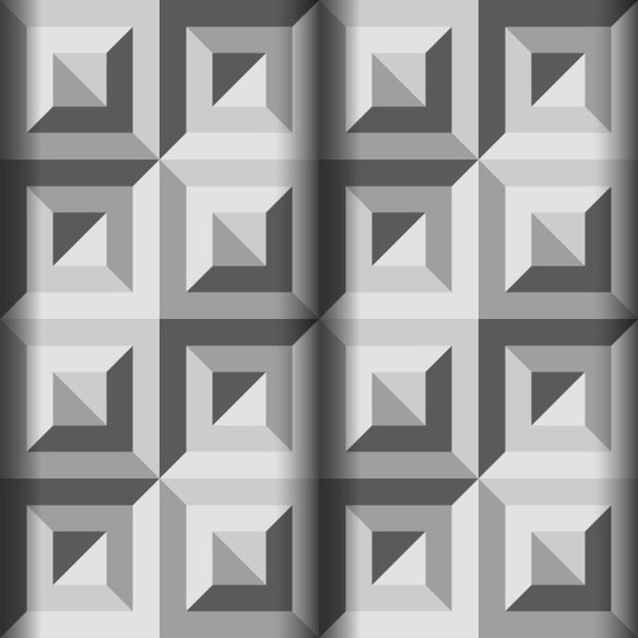 Papel de Parede Adesivo Quadrados concêntricos N08227