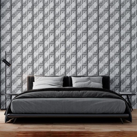 Papel de Parede Adesivo Quadrados concêntricos N08227