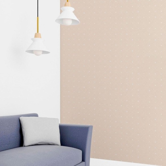 Papel de Parede Adesivo Quadrados e Pontos N010105