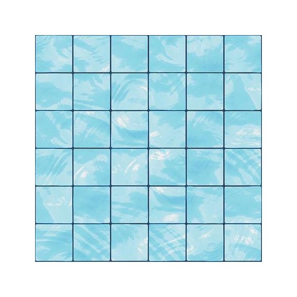 Papel de Parede Adesivo Quadriculado Mar 2364765