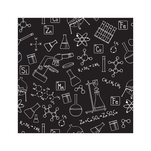 Papel de Parede Adesivo Quimica Formulas 287051042