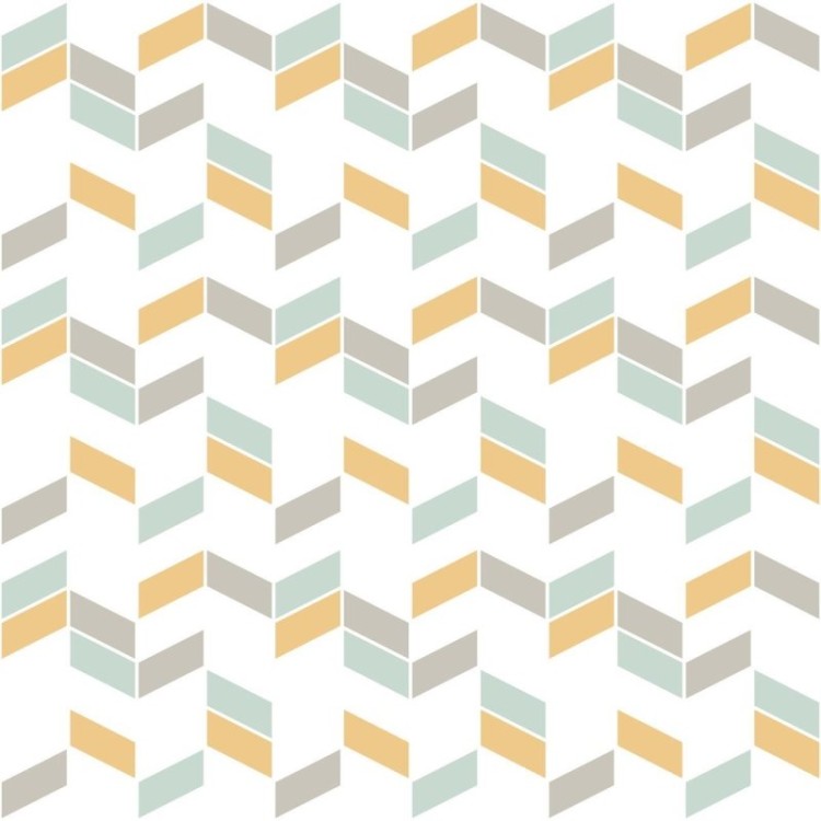 Papel de Parede Adesivo Releitura Chevron...