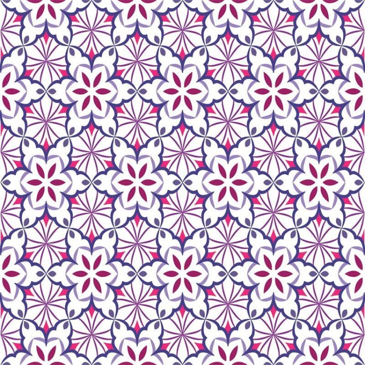 Papel de Parede Adesivo Geométrico Abstrato Lilás N07158