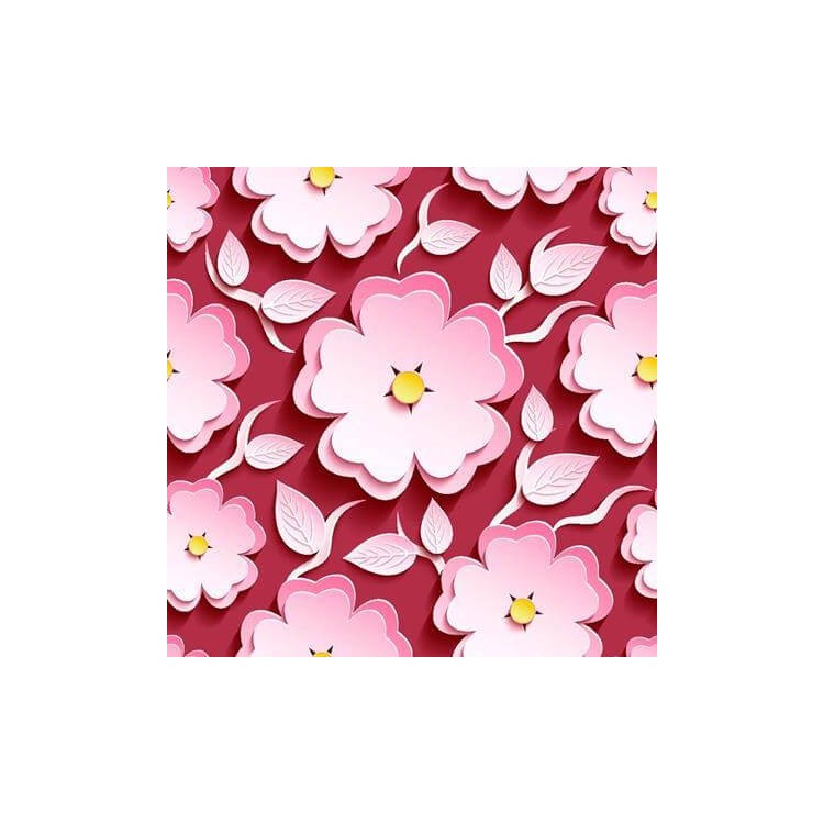 Papel de Parede Adesivo rosa vermelho 319132811