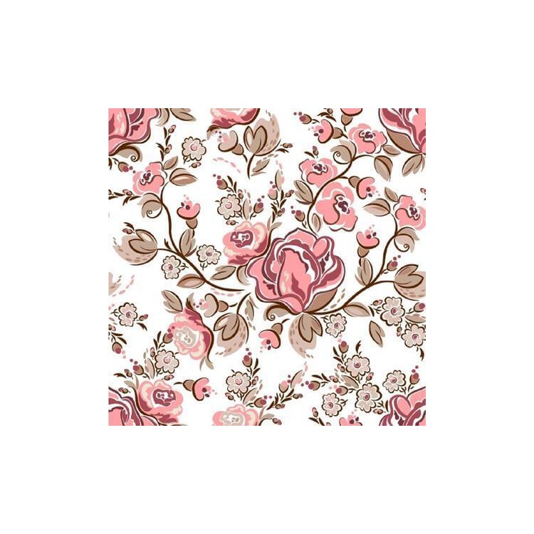 Papel de Parede Adesivo Rosas 1467