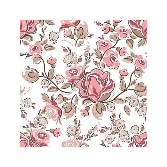 Papel de Parede Adesivo Rosas 688