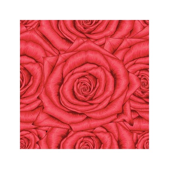 Papel de Parede Adesivo Rosas N413