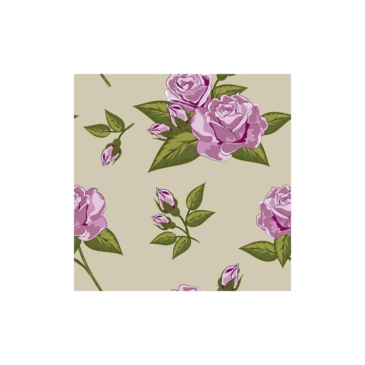 Papel de Parede Adesivo Rosas Roxas 419846