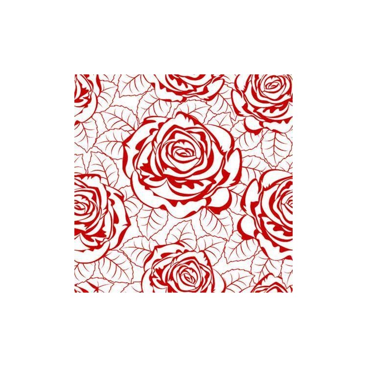 Papel de Parede Adesivo Rosas Vermelhas 678