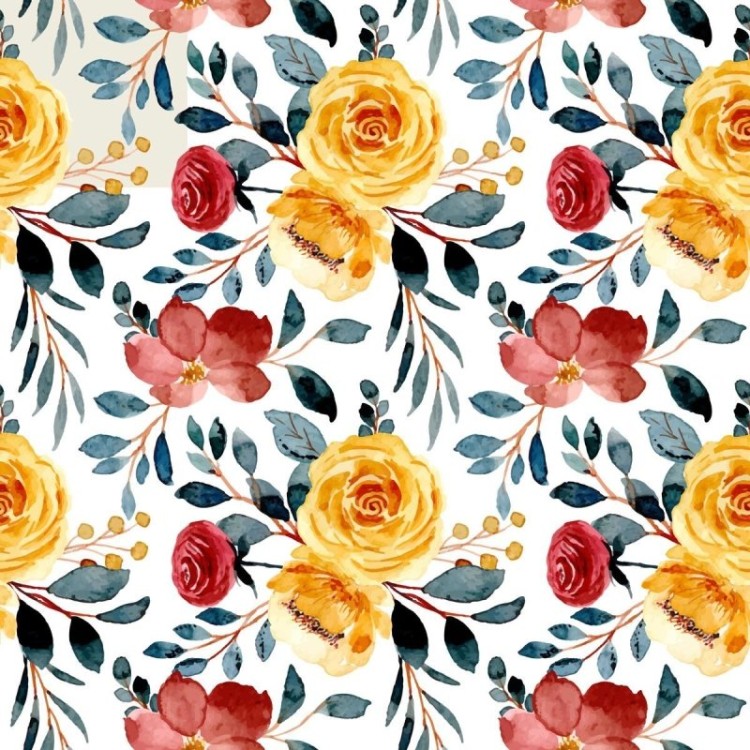 Papel de Parede Adesivo Rosas Vermelhas e...