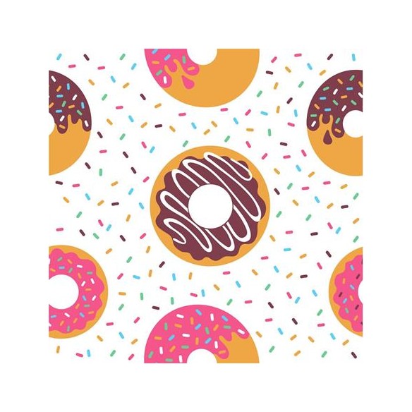 Papel de Parede Adesivo Rosquinhas 285698762