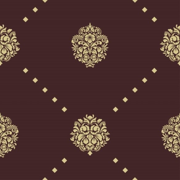 Papel de Parede Adesivo Royal Baroque Arabescos N013186