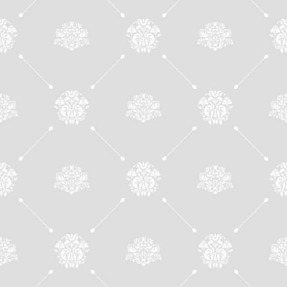 Papel de Parede Adesivo Royal Baroque Grey Arabescos N013220