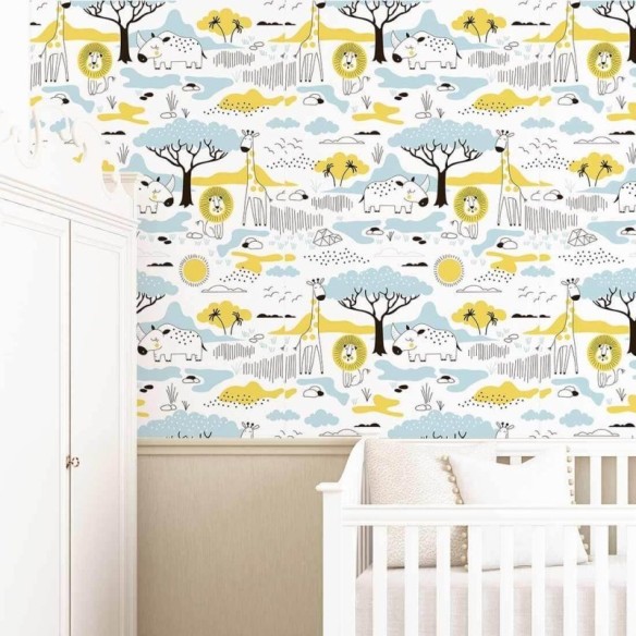 Papel de Parede Adesivo Safári 1224703417