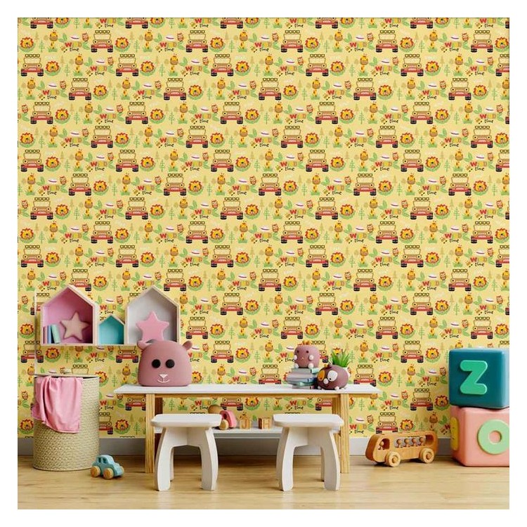 Papel de Parede Adesivo Safari Infantil N09019
