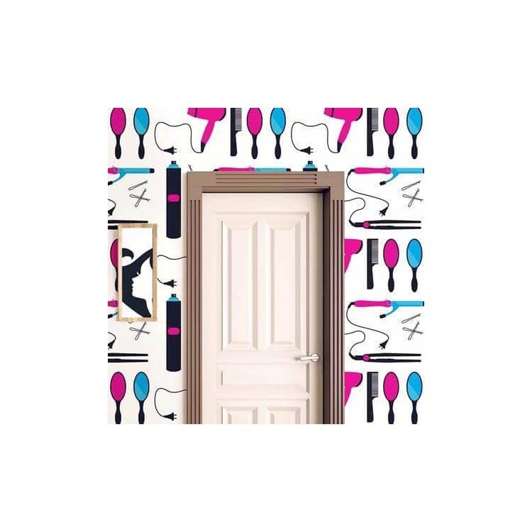 Papel de Parede Adesivo Salão Beleza 5565483