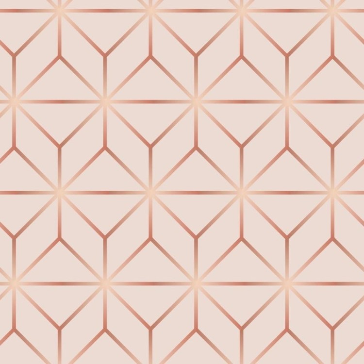 Papel de Parede Adesivo Salmão Abstrato...