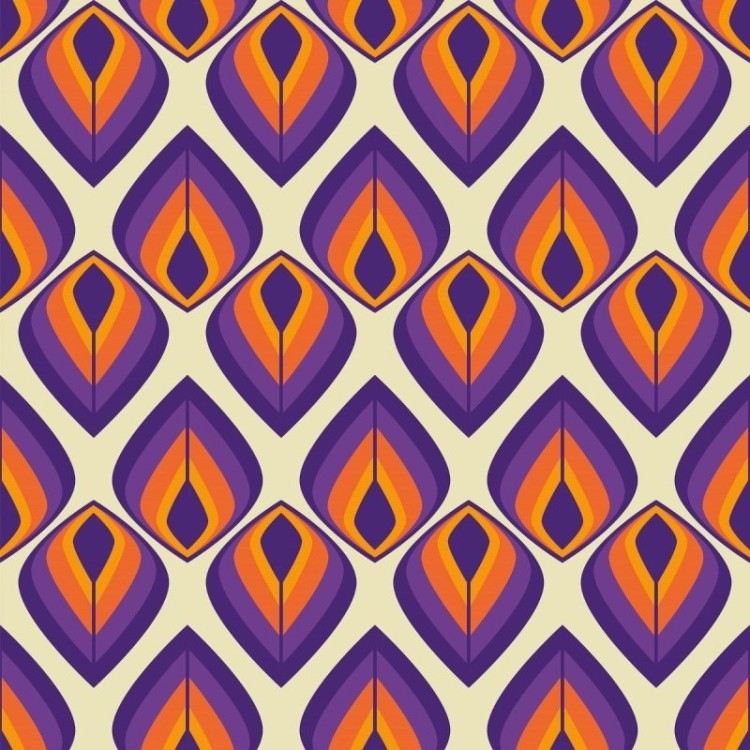 Papel de Parede Adesivo Abstrato Penas N016065