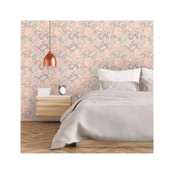 Papel de Parede Adesivo Selos Vintages 192415