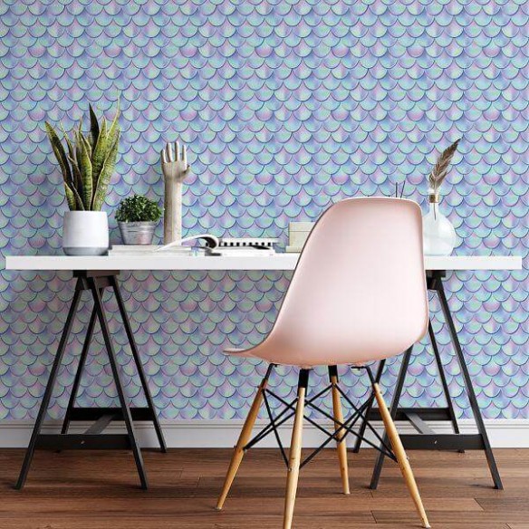 Papel de Parede Adesivo Sereia Cauda 7224158