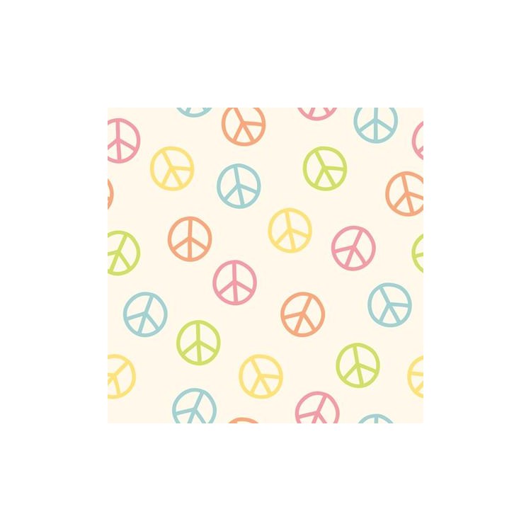 Papel de Parede Adesivo Simbolo Paz e Amor 169608