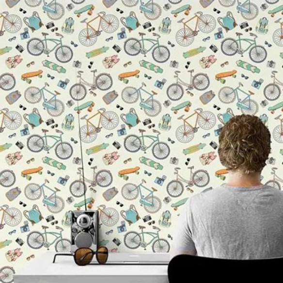 Papel de Parede Adesivo Skate Câmera 140262937
