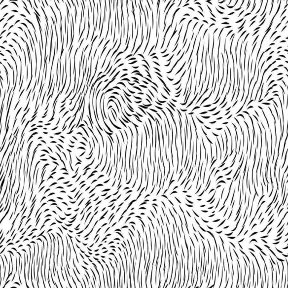 Papel de Parede Adesivo Abstrato Pinceladas Finas N06299