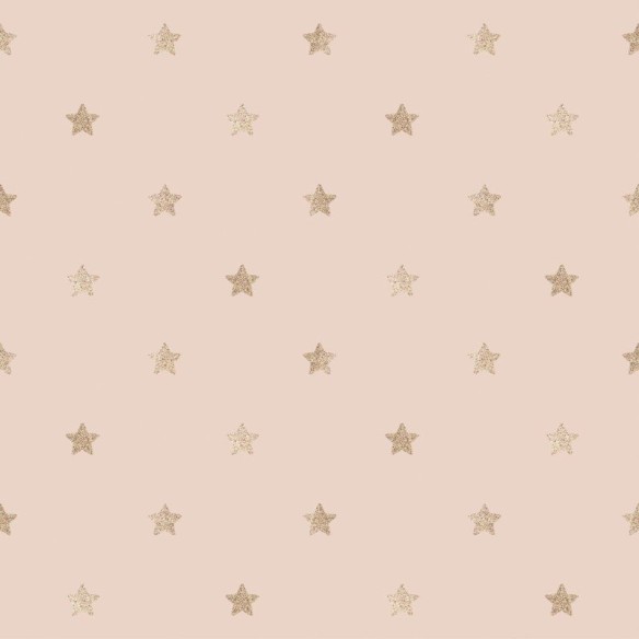 Papel de Parede Adesivo Stars Rosé Gold N019070