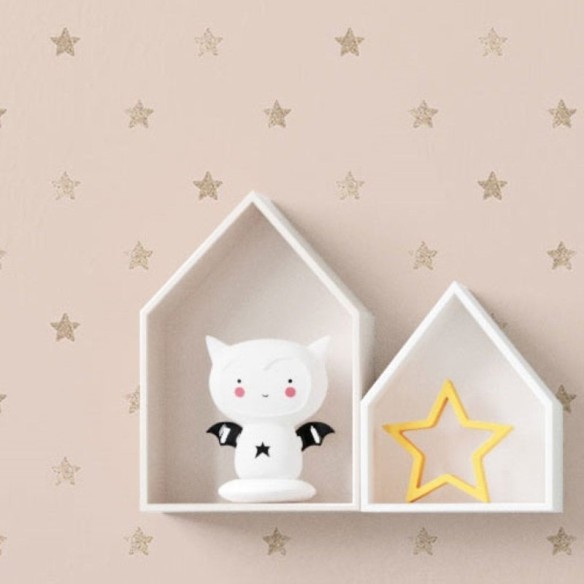 Papel de Parede Adesivo Stars Rosé Gold N019070