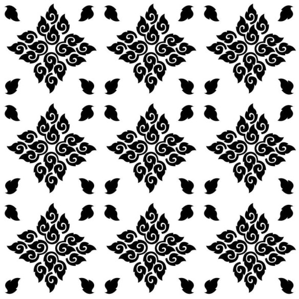 Papel de Parede Adesivo Thailandês Geométrico Monocromático N07059