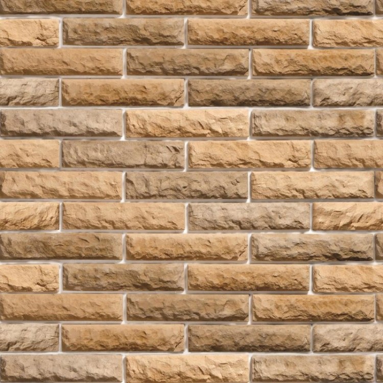 Papel de Parede Adesivo Tijolo Bege NP077
