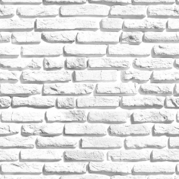 Papel de Parede Adesivo Tijolo Branco NP104