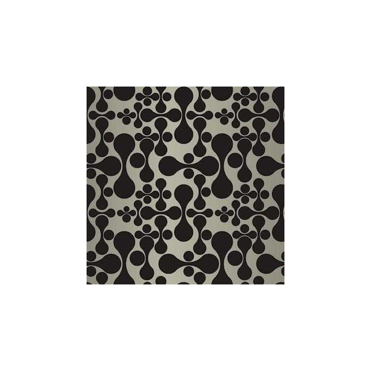Papel de Parede Adesivo Abstrato Preto 91590653