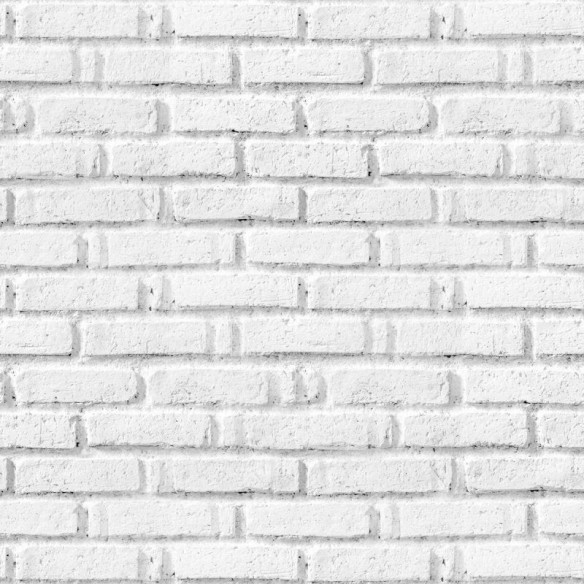 Papel de Parede Adesivo Tijolo Branco NP112