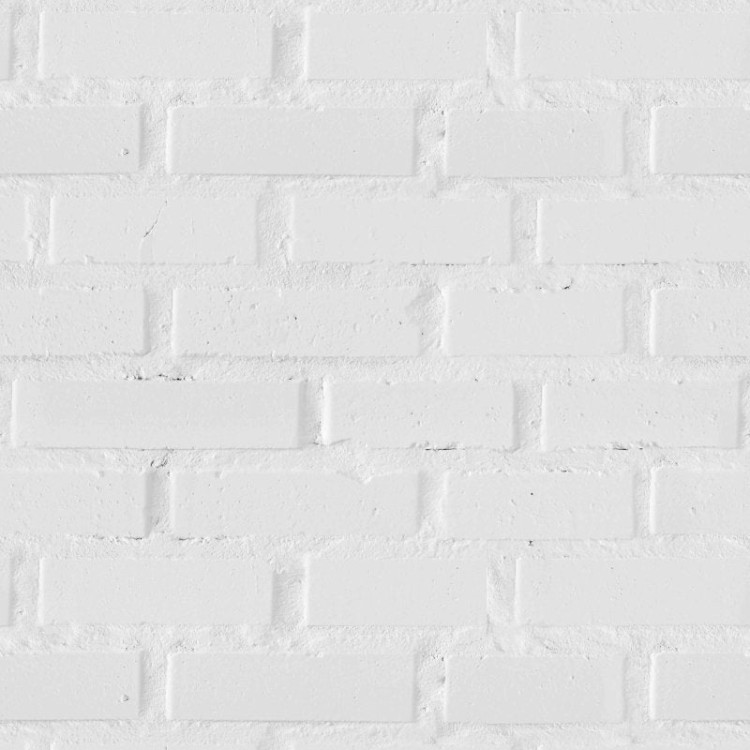 Papel de Parede Adesivo Tijolo Branco Rústico...