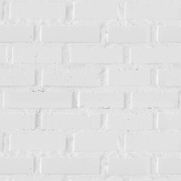 Papel de Parede Adesivo Tijolo Branco Rústico N62756