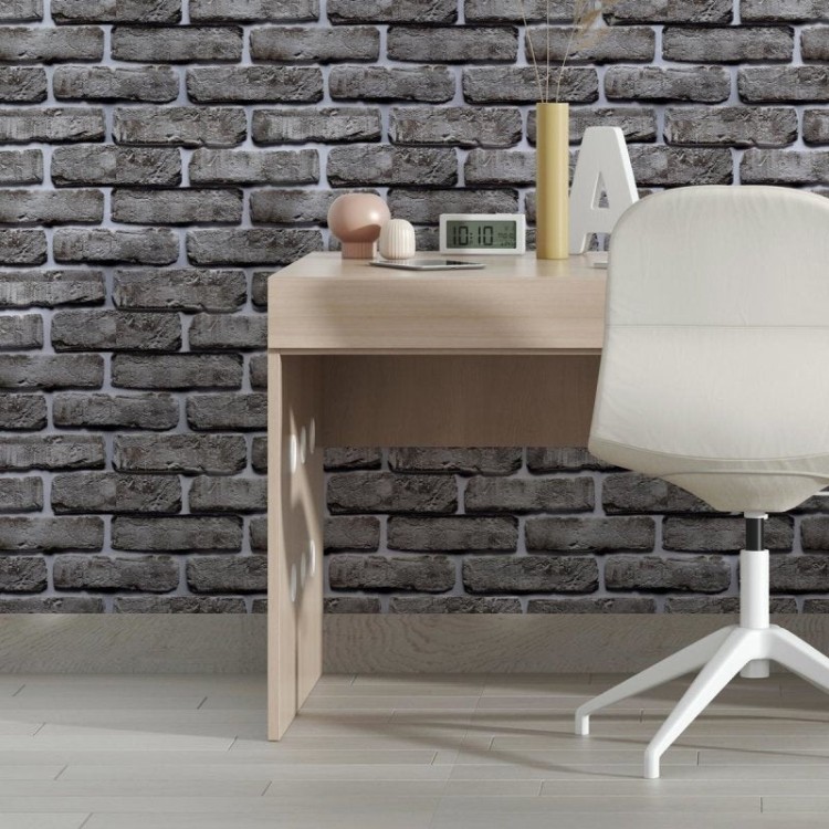 Papel de Parede Adesivo Tijolo Concreto NP103