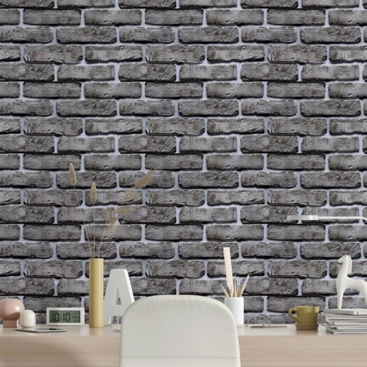 Papel de Parede Adesivo Tijolo Concreto NP103