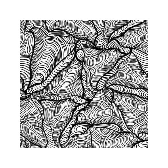 Papel de Parede Adesivo Abstrato Preto e Branco 0304