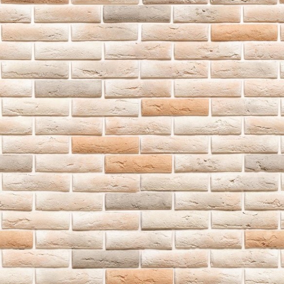 Papel de Parede Adesivo Tijolo Neutro NP073