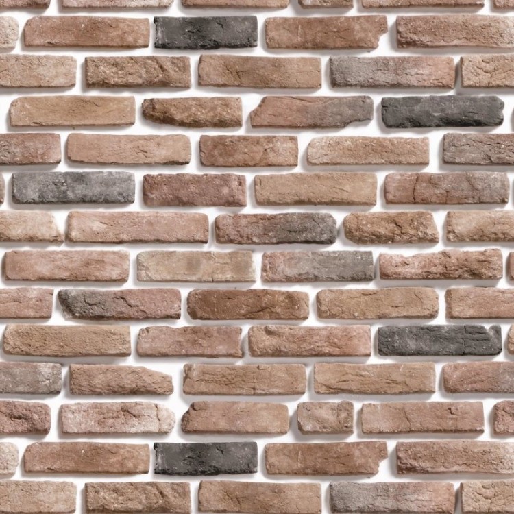 Papel de Parede Adesivo Tijolo Rustico NP008