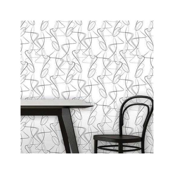 Papel de Parede Adesivo Abstrato Rabiscos 212629171