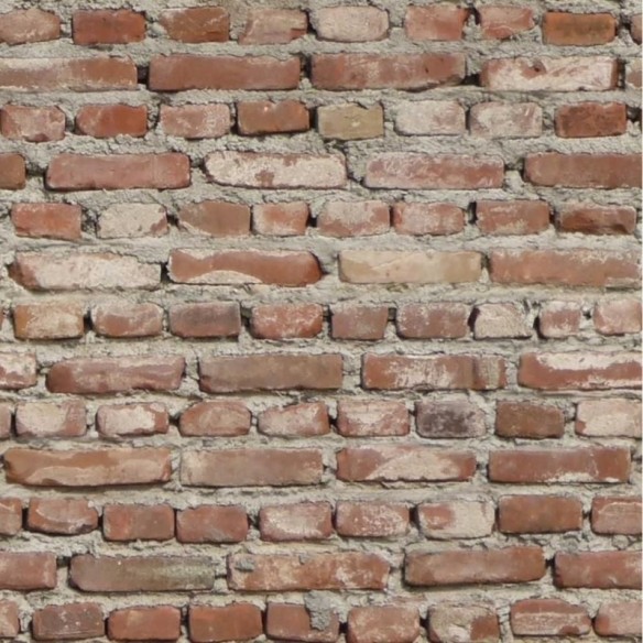 Papel de Parede Adesivo Tijolo Vermelho N013261