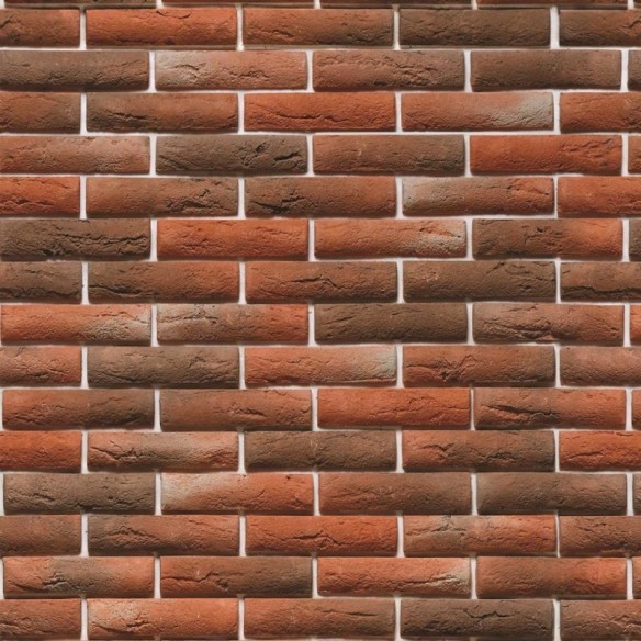 Papel de Parede Adesivo Tijolo Vermelho NP003
